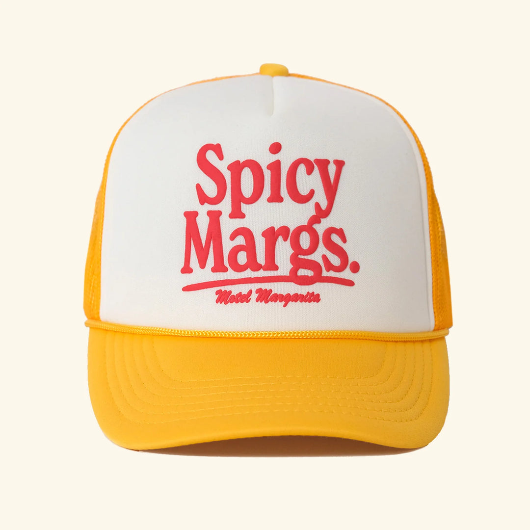 Yellow Spicy Margs Trucker