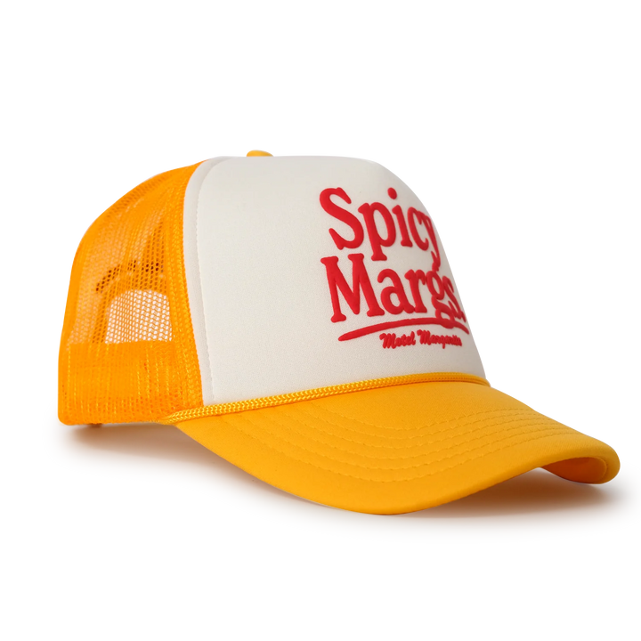 Yellow Spicy Margs Trucker