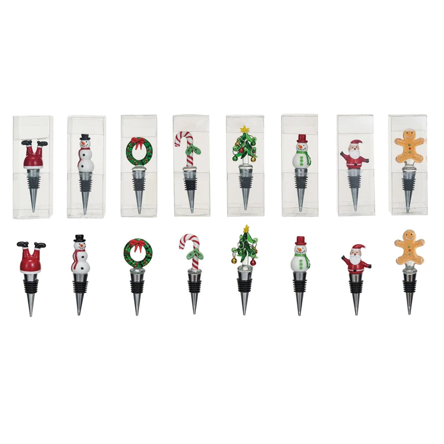 Holiday Icon Wine Bottle Stopper