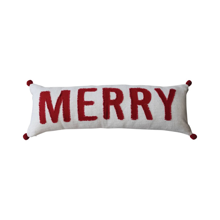 Merry & Pom Poms Pillow