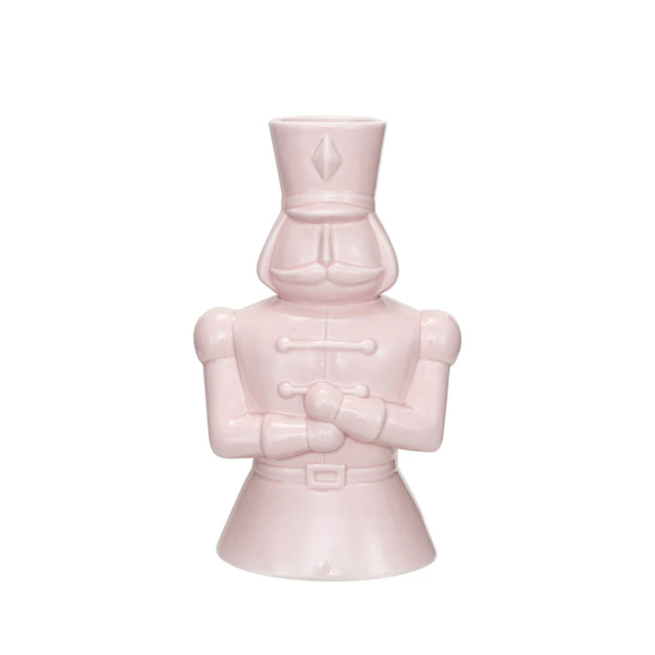 Pink Ceramic Soldier Vase