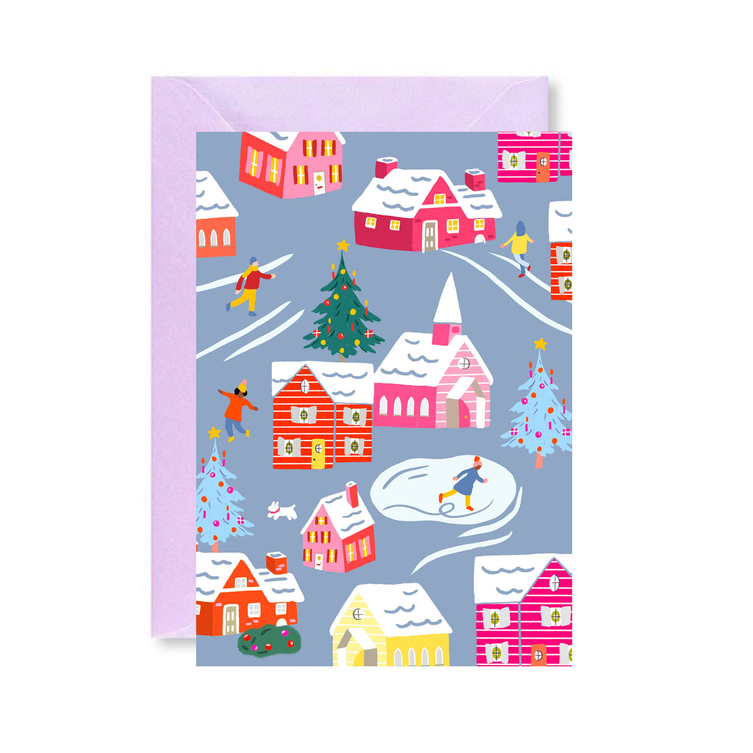 Christmas Town Card