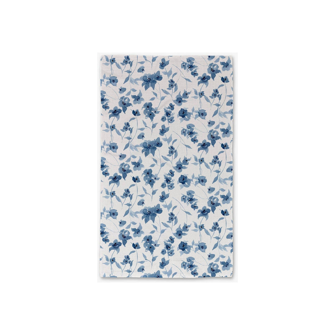 Blue Floral Luxe Hand Towel