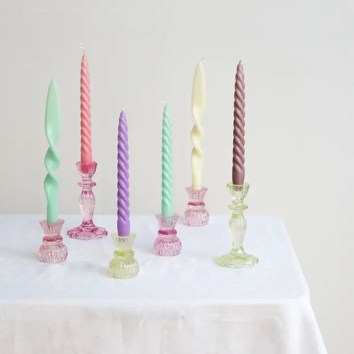 glass candlestick