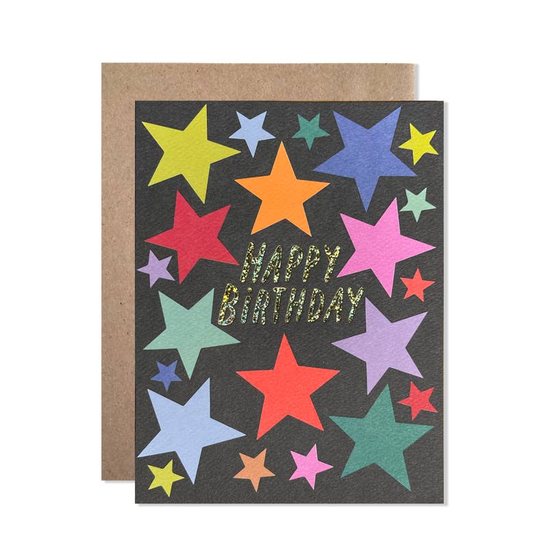 Happy Birthday Star Card