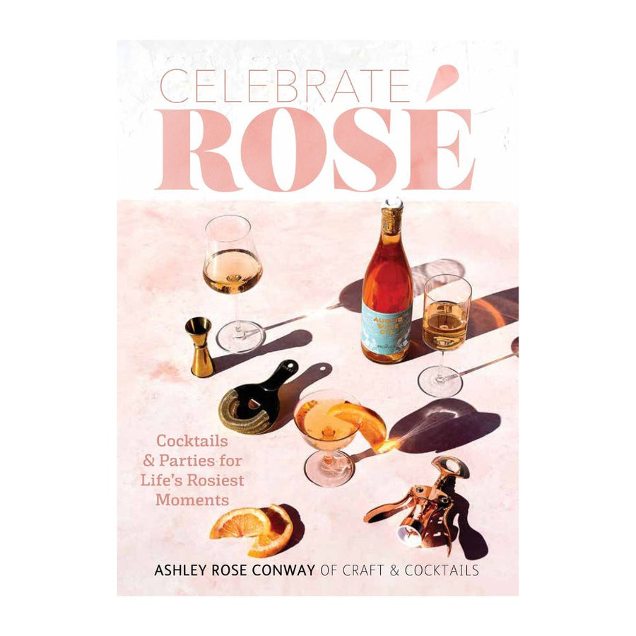 Celebrate Rose Cookbook Recipe Book Drinks Wine Bar Car Decor Kitchen