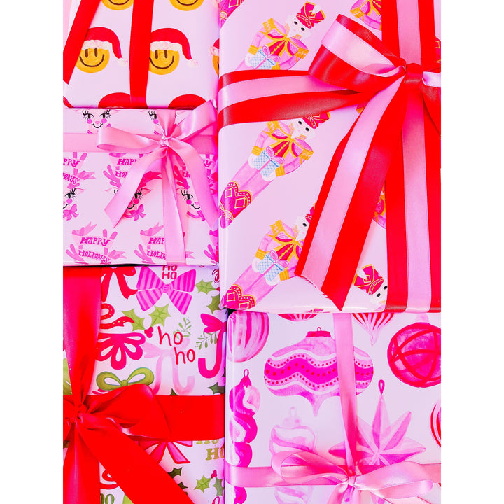 Pink Deer Gift Wrap