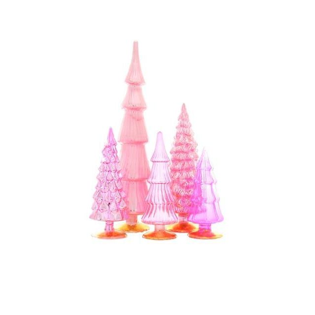 Pink Hue Trees (Set of 3 or 5)