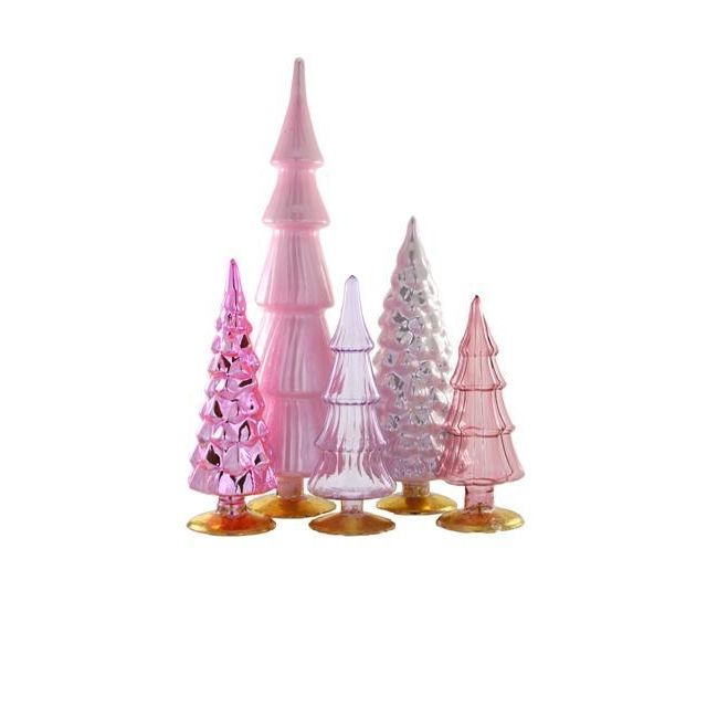 Rose Hue Trees (Set of 3 or 5)