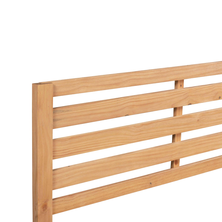 Andy Wooden King Bed in Oak