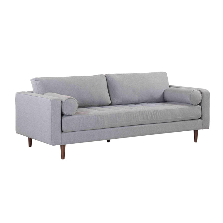 Cave Gray Tweed Sofa