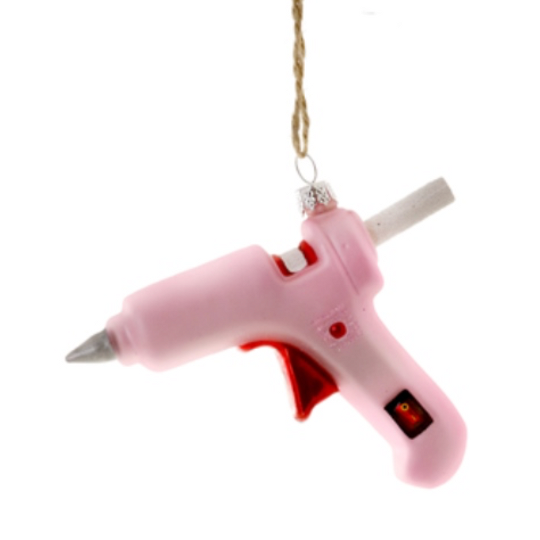 Pink Glue Gun Ornament