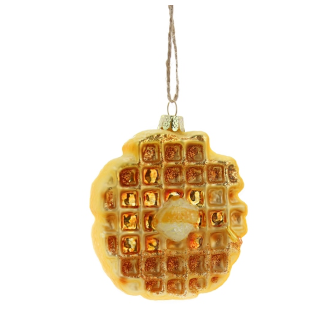 Eggo Waffle Ornament