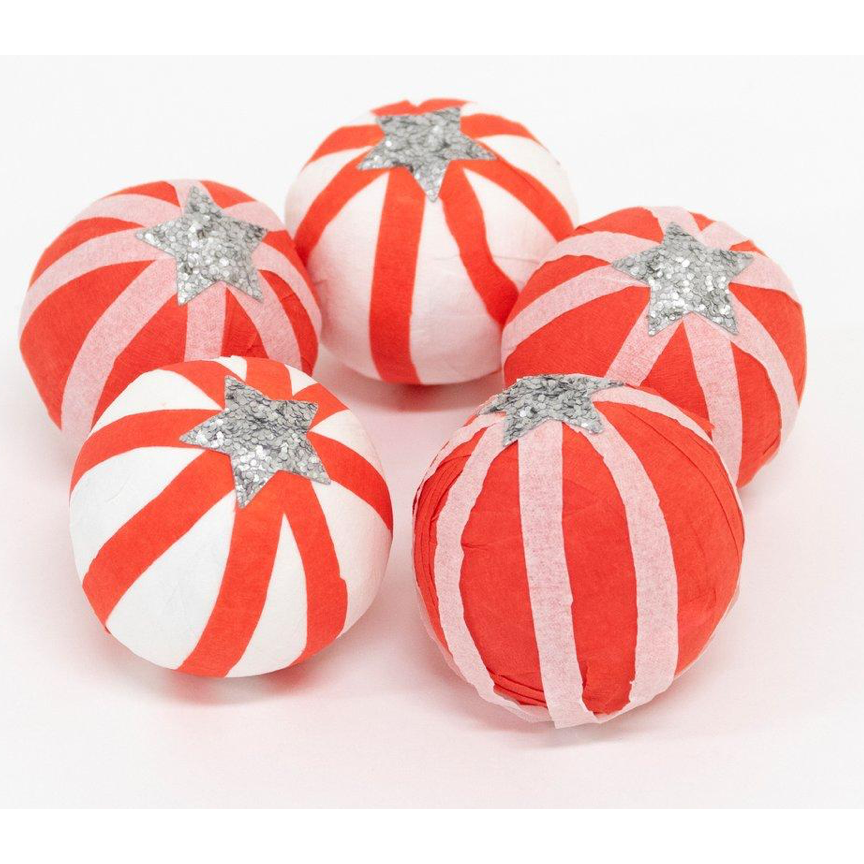 Peppermint Candy Surprise Balls