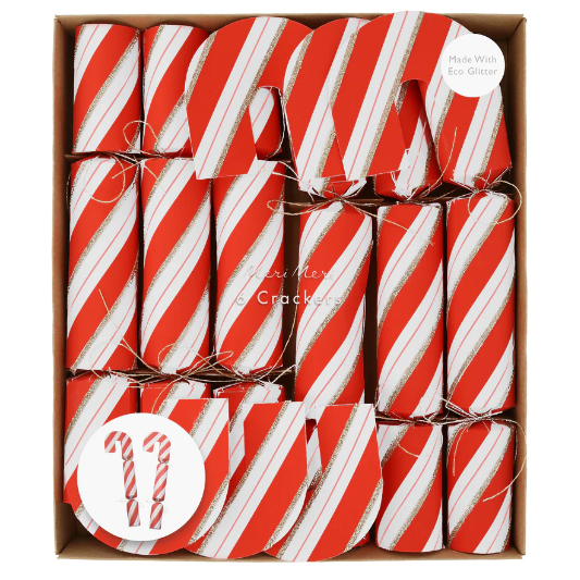 Candy Cane Shape Crackers