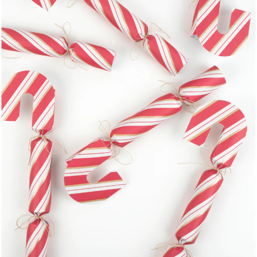 Candy Cane Shape Crackers