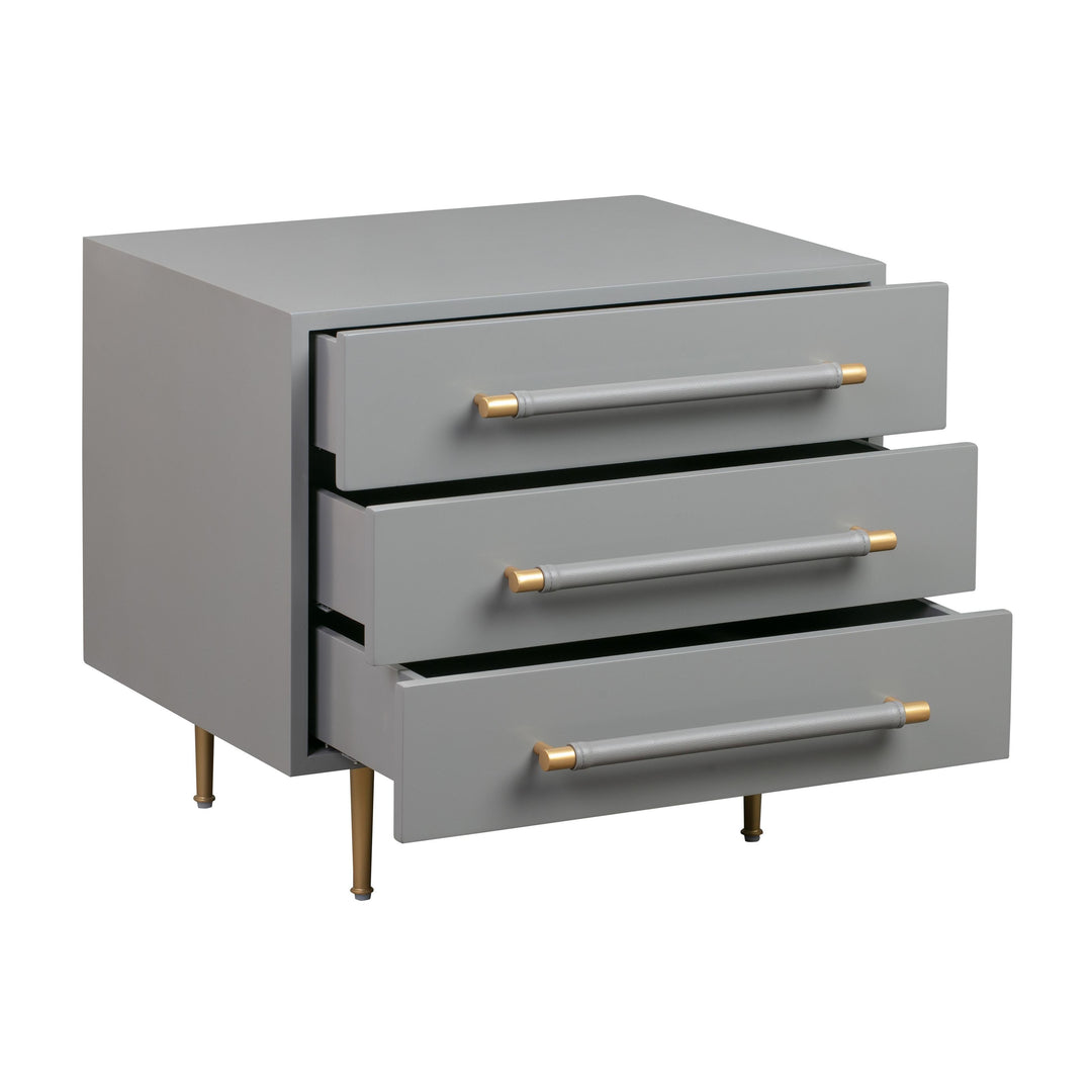 Trident Grey Nightstand