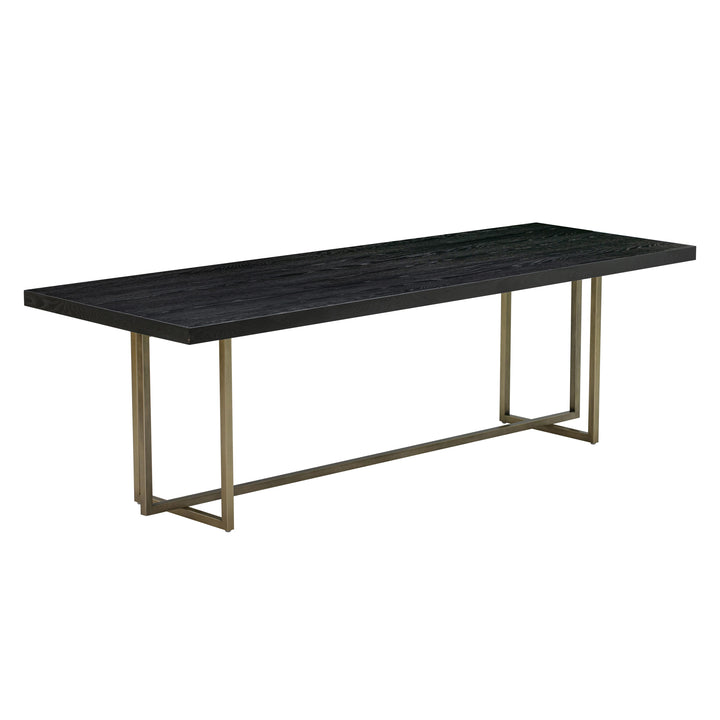 Mason Black 95" Dining Table