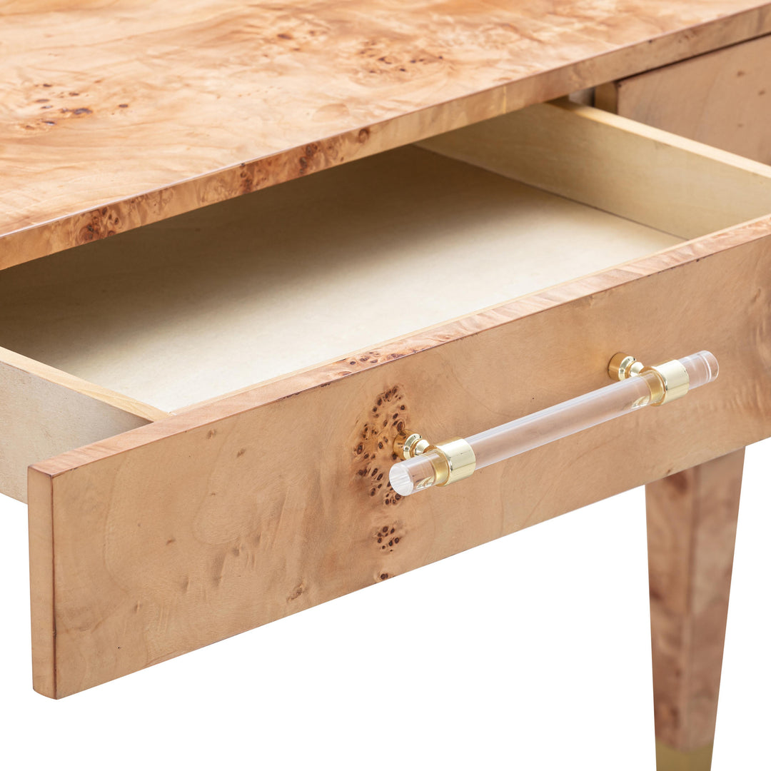 Brandyss Natural Burl Work Desk