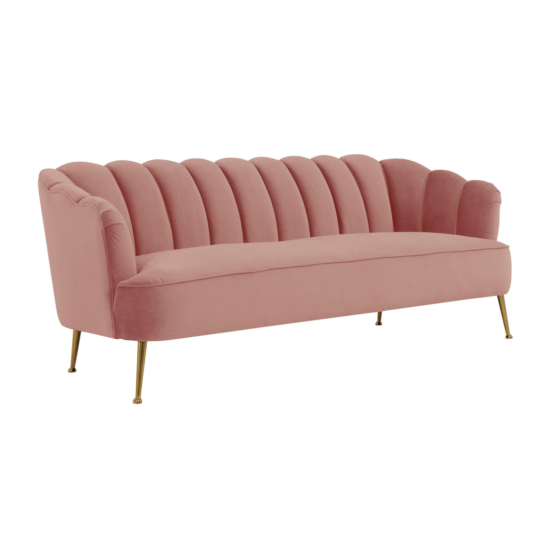 Daisy Blush Velvet Sofa