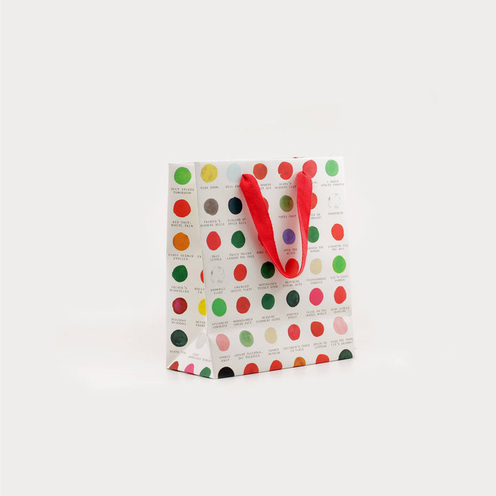 Medium Holiday Color Palette Gift Bag