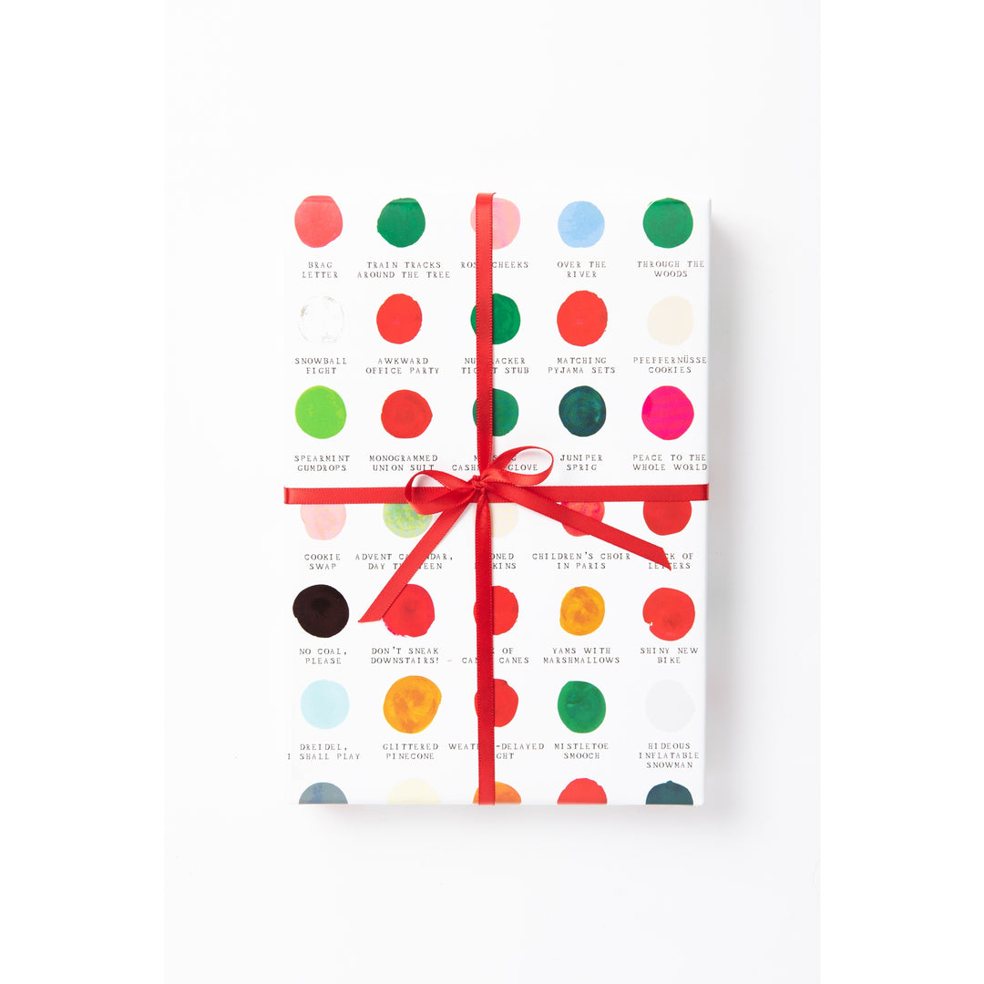 Color Palette Holiday Wrap