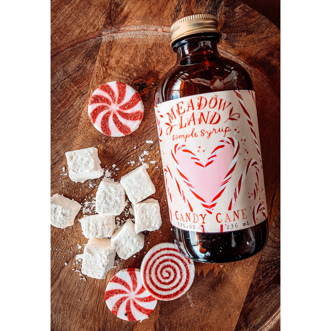 Candy Cane Simple Syrup