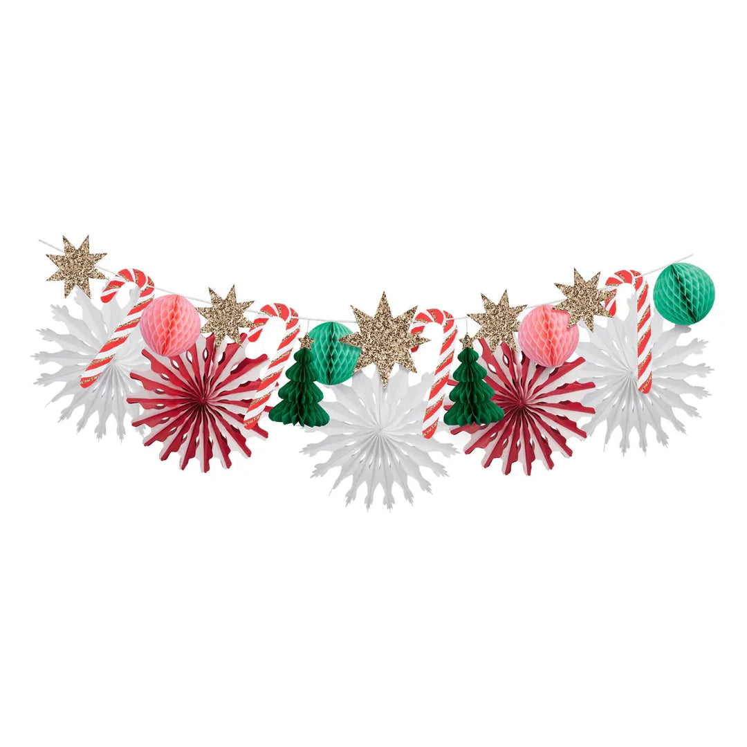 Christmas Honeycomb Garland