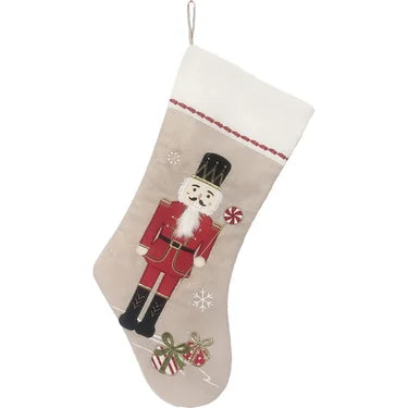 Red Nutcracker Stocking